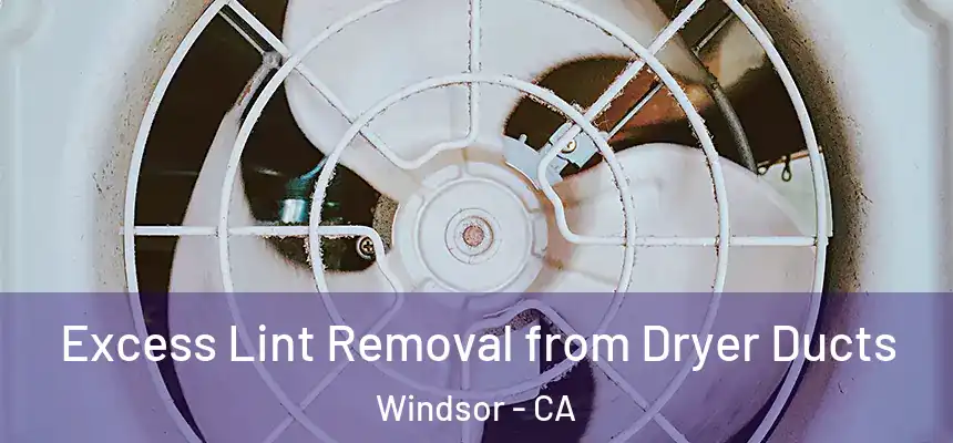 Excess Lint Removal from Dryer Ducts Windsor - CA